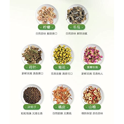 Lemon Hawthorn Lotus Leaf Wax Gourd Flower Combination Tea Bag 1...