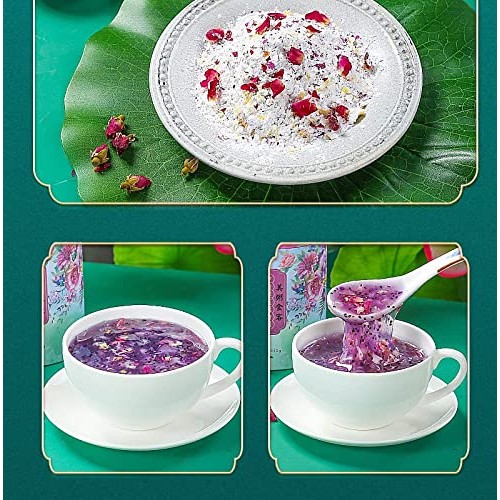 Tremella Soup , Instant Lotus Root Starch Soup,nut and Lotus Roo...