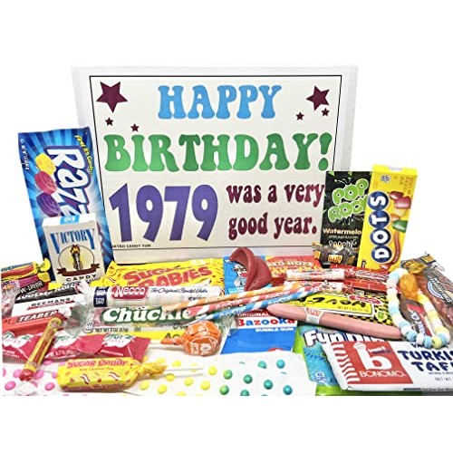 Retro Candy Yum 1979 43Rd Birthday Gift Assortment From Childhoo