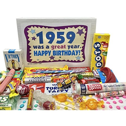 Woodstock Candy ~ 1959 61St Birthday Gift Ideas Retro Candy Asso