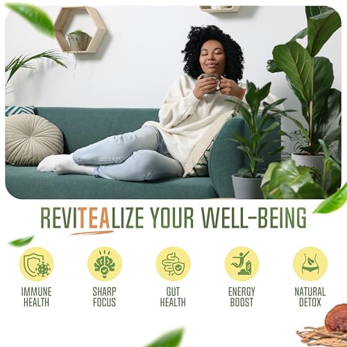 ReviTEAlize Organic Matcha Mushroom Powder - Organic Ceremonial ...