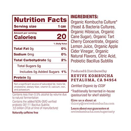 Revive Organic Kombucha Variety Pack - No Refrigeration Required