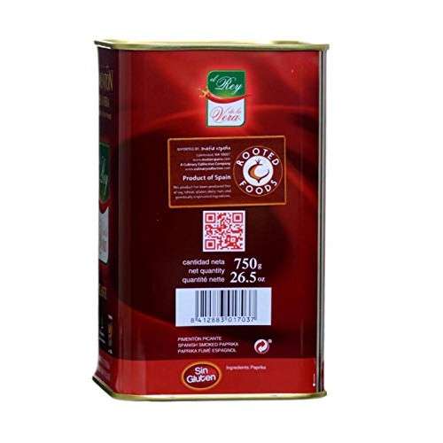 Spicy Hot Smoked Paprika Pimenton From Spain 750G
