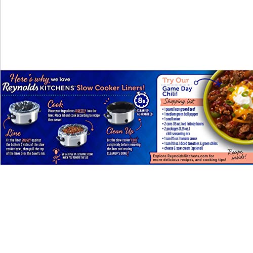 Reynolds Kitchens Premium Slow Cooker Liners - 13 X 21 Inch, 6 C