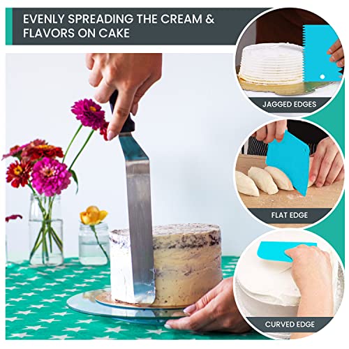 65Pcs Cake Decorating Kit Baking Supplies Tools With Non-Slip Ca