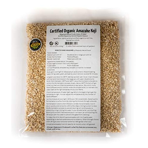 Koji - Organic Amazake/Rice Milk Koji, 16 Oz