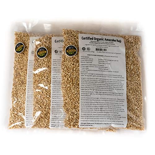 Koji - Organic Amazake/Rice Milk Koji, 3-Pack 3 X 16 Oz