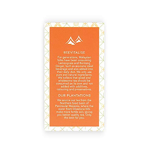 Rhymba Hills Reevitalise Tea Blend Of Lemongrass And Bentong Gi