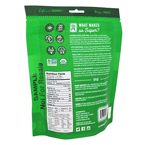 Rhythm Kale Chips - Original, 2.0 Oz, Pack Of 12