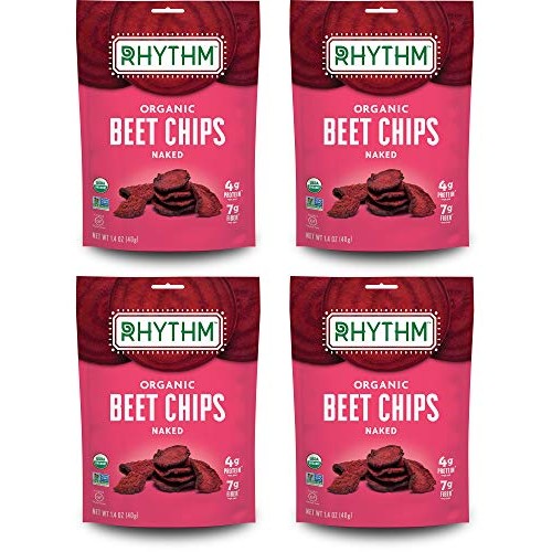 Rhythm Superfoods Beet Chips, Naked, Organic And Non-Gmo, 1.4 Oz