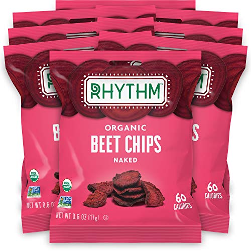 Rhythm Superfoods Beet Chips, Naked, Organic And Non-Gmo, 0.6 Oz