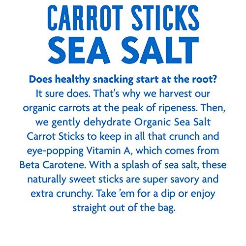 Rhythm Superfoods Carrot Sticks, Sea Salt, Organic &Amp; Non-Gmo, 1.