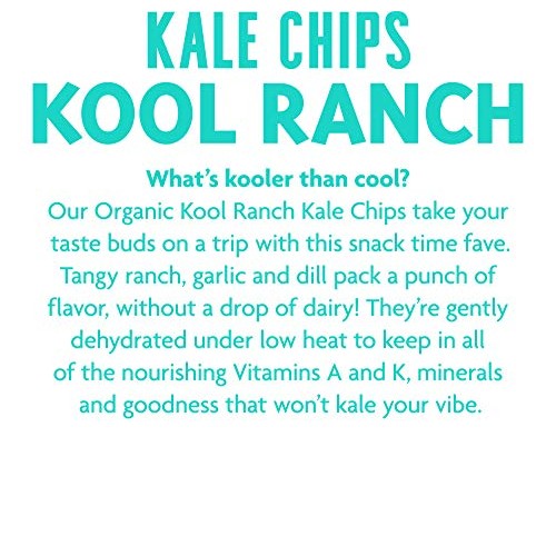 Rhythm Superfoods Kale Chips, Kool Ranch, Organic And Non-Gmo, 0