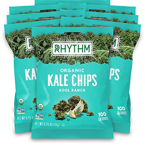 Rhythm Superfoods Kale Chips, Kool Ranch, Organic And Non-Gmo, 0