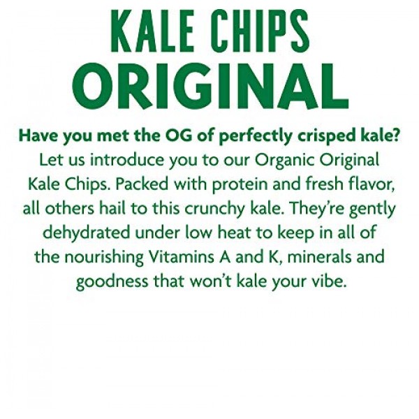 Rhythm Superfoods Kale Chips, Original, Organic and Non-GMO, 2 O...