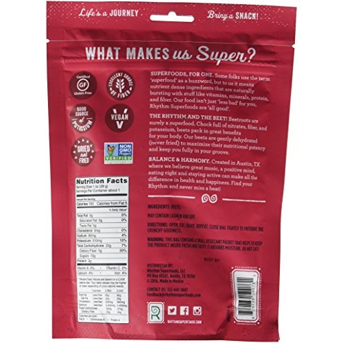 Rhythm Superfoods Naked Beet Chips, 1.4 Ounce