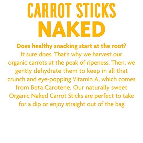 Rhythm Superfoods Organic Carrot Sticks, Naked, 1.4 Ounce