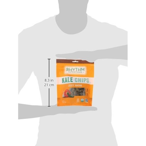 Rhythm Superfoods Organic Kale Chips, Zesty Nacho, 2 Oz