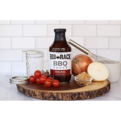 Rib Rack All Natural Bbq Sauce, Original - 2 Count Packaging Ma