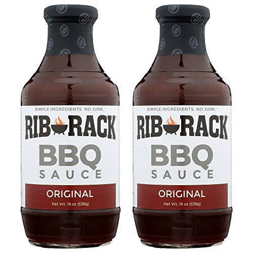 Rib Rack All Natural Bbq Sauce, Original - 2 Count Packaging Ma