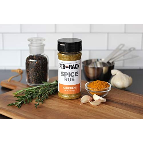 Rib Rack Dry Spice Rub - Chicken, 5.5 Oz. - Meat Seasoning For B
