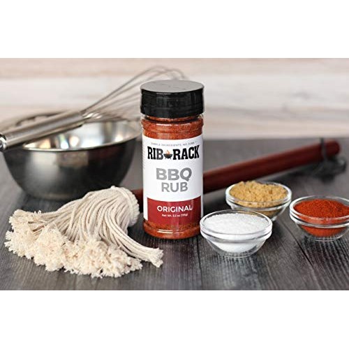 Rib Rack Dry Spice Rub - Original, 5.5 Oz. - Meat Seasoning For