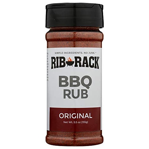 Rib Rack Dry Spice Rub - Original, 5.5 Oz. - Meat Seasoning For