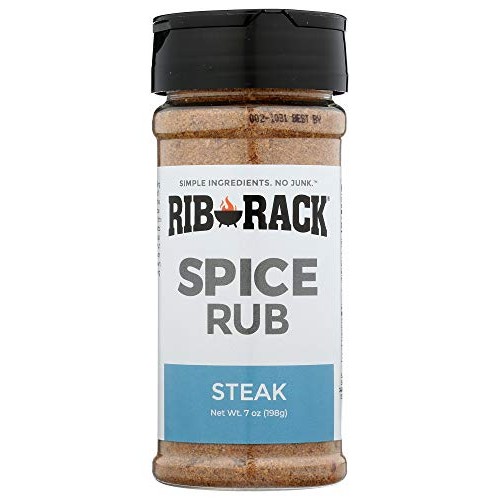 Rib Rack Dry Spice Rub Steak, 7.0 oz. Meat Seasoning