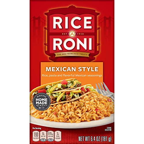 Rice-A-Roni, Rice Mix Mexican, 6.4 Oz
