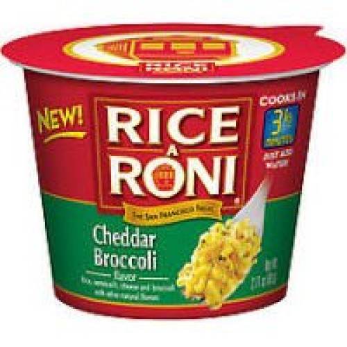 Rice-A-Roni Cheddar Broccoli Rice Cup Case Of 12