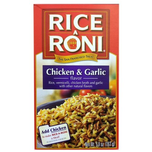 Rice-A-Roni Chicken &Amp; Garlic Flavor 5.9Oz 2 Pack