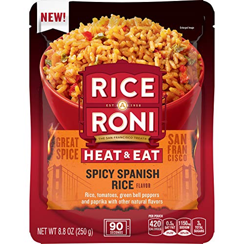 Rice-A-Roni Heat Eat Spanish Rice Oz Packet, 8.8 Ounce