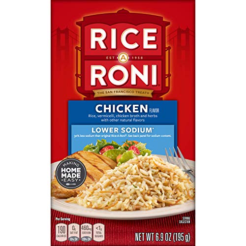 Rice-A-Roni, Rice Mix Chicken Lower Sodium, 6.9 Oz