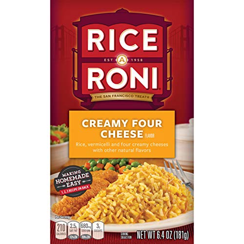 Rice A Roni Rice Mix, Creamy Four Cheese, 6.4 Oz