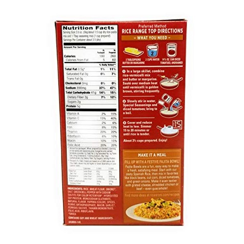 Rice A Roni Spanish Rice Pack Of 6, Set Of 3