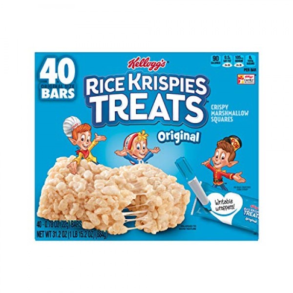 Kelloggs Rice Krispies Treats, 31.2-Ounce Box