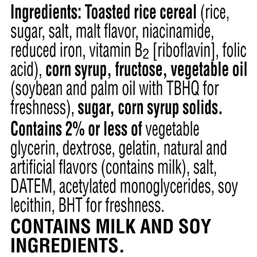 Kellogg’S Rice Krispies Treats Original Marshmallow Bars - Class