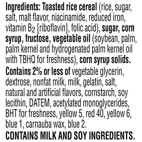 Kelloggs Rice Krispies Treats, Crispy Marshmallow Squares, Birt