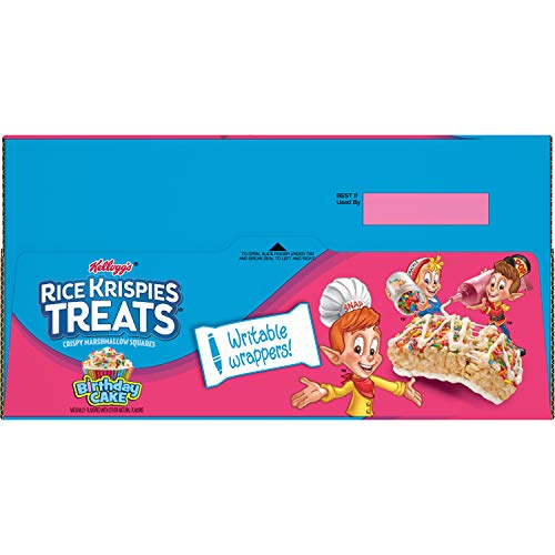Kelloggs Rice Krispies Treats, Crispy Marshmallow Squares, Birt