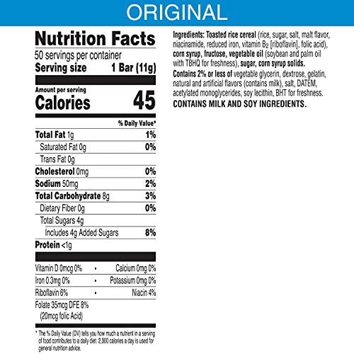 Kellogg’S, Rice Krispies Treats Crispy Marshmallow Mini-Squares,