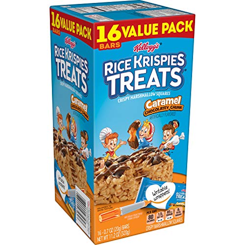 Rice Krispies Treats Crispy Marshmallow Squares, Caramel Chocola