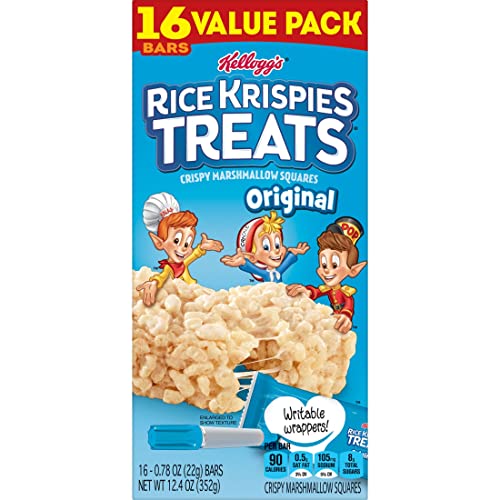 Rice Krispies Treats Marshmallow Snack Bars, Kids Snacks, Lunch