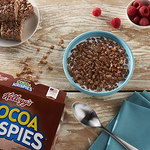 Kellogg’S Cocoa Krispies, Breakfast Cereal, Made With Real Choco
