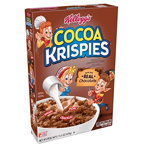 Kellogg’S Cocoa Krispies, Breakfast Cereal, Made With Real Choco