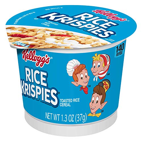 Kellogg’S Rice Krispies, Breakfast Cereal In A Cup, Fat-Free, Bu