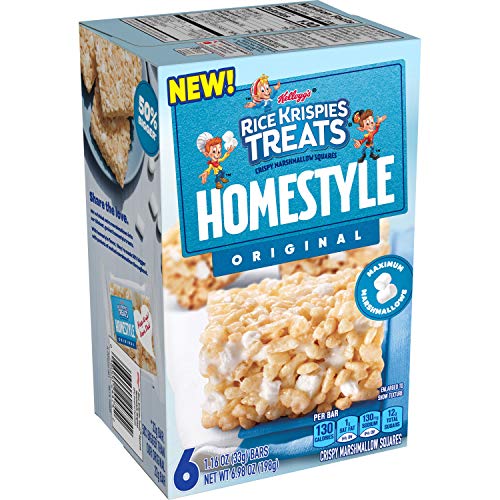 Kelloggs Rice Krispies Treats Homestyle, Crispy Marshmallow Squ