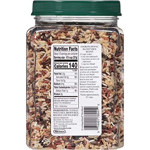 Rice Select Royal Blend Rice Blend Non Gmo 21 Oz. Pk Of 3.