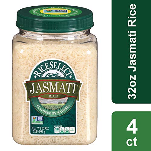 Riceselect Jasmati Rice, 32-Ounce Jars, 4-Count