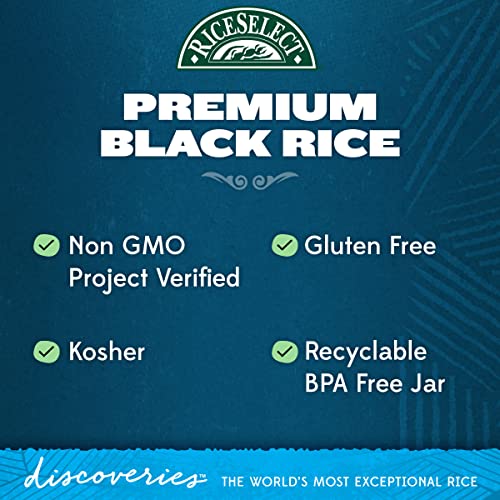 RiceSelect Discoveries Premium Black Rice, Whole Grain, Gluten-F...