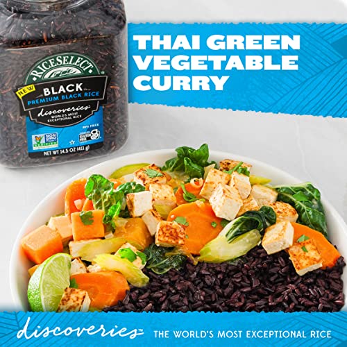 RiceSelect Discoveries Premium Black Rice, Whole Grain, Gluten-F...